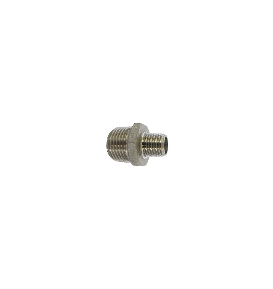 NIPPLE RIDOTTO MM ACCIAIO INOX 1/2" x 3/8"