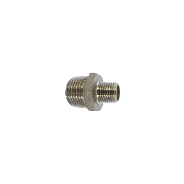 NIPPLE RIDOTTO MM ACCIAIO INOX 1/2" x 3/8"