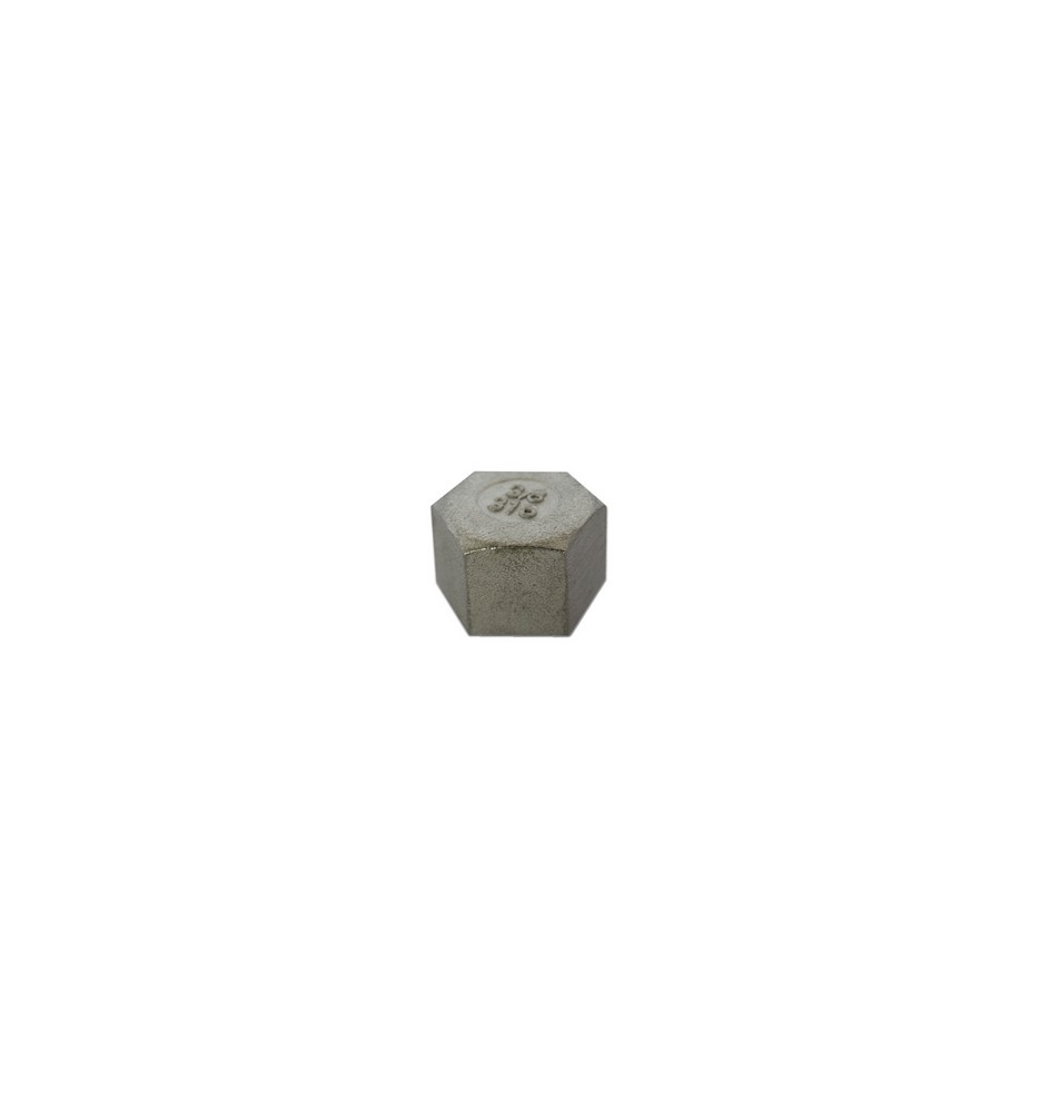 CALOTTA ESAGONALE ACCIAIO INOX 3/8" -CONF
