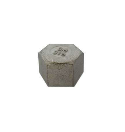 CALOTTA ESAGONALE ACCIAIO INOX 3/8" -CONF