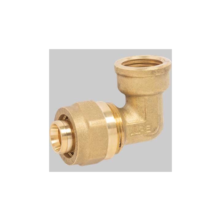 RACCORDO CURVO FEMMINA A STRINGERE APE - 26 x 3/4