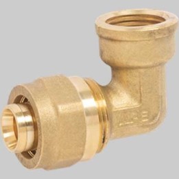 RACCORDO CURVO FEMMINA A STRINGERE APE - 32 x 1"