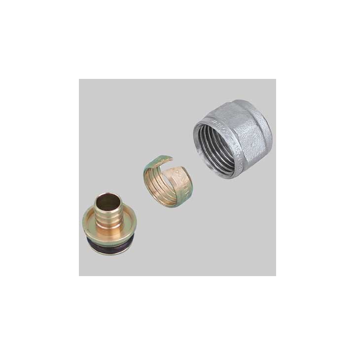 ADATTATORE PER TUBO PEX - 15 x 2,5 attacco 1/2 x 16