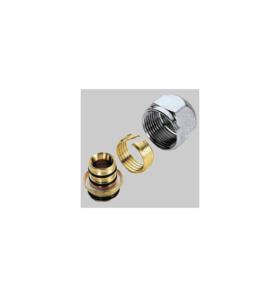 ADATTATORE PER TUBO MULTISTRATO 'TIEMME' - 16 x 3/4 - 18 SP 2,0