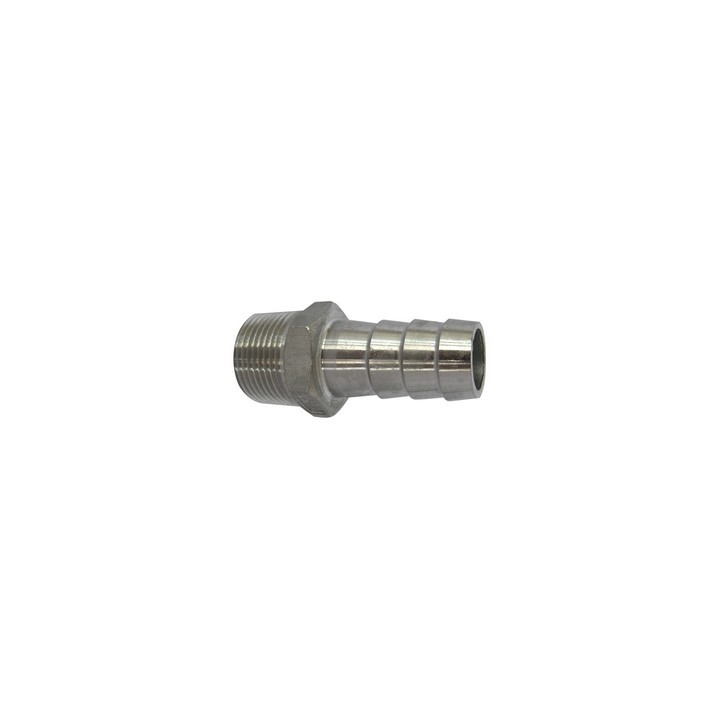 RACCORDO PORTAGOMMA MASCHIO ACCIAIO INOX 1/2"