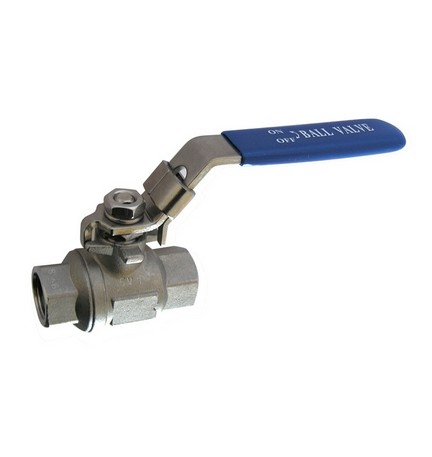 VALVOLA A SFERA FF CON LEVA ACCIAIO INOX 1/2"