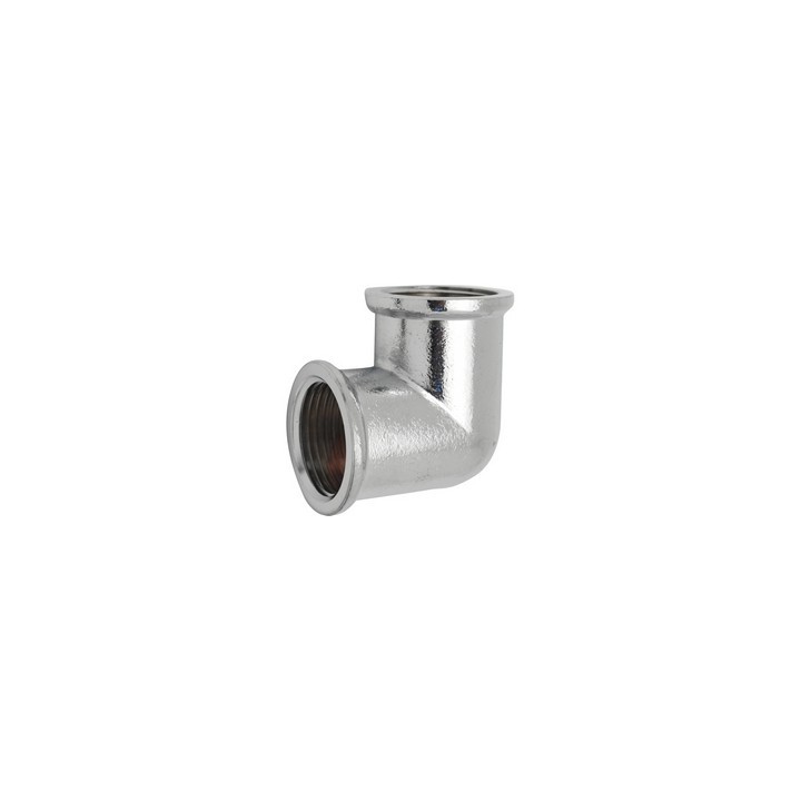 GOMITO FF IN OTTONE CROMO IBP 1/2" -CONF