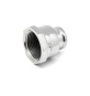MANICOTTO RIDOTTO DIRITTO FF IN OTTONE CROMO IBP 1" x 1/2