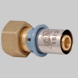 RACCORDO DIRITTO FEMMINA CON DADO GIREVOLE DELT ALL - 20 x 3/4