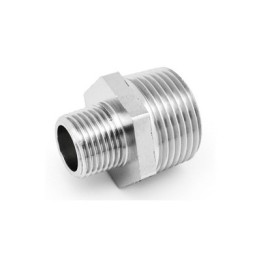 NIPPLE RIDOTTO MM IN OTTONE CROMO IBP 3/4" x 1/2" -CONF