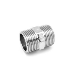 NIPPLE DOPPIO MM IN OTTONE CROMO IBP 3/8" -CONF