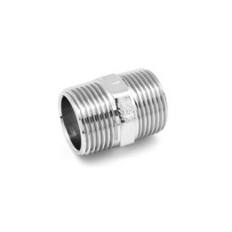 NIPPLE DOPPIO MM IN OTTONE CROMO IBP 1/2" -CONF