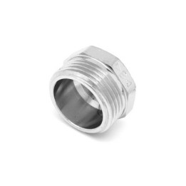 TAPPO MASCHIO IN OTTONE CROMO IBP 3/8"