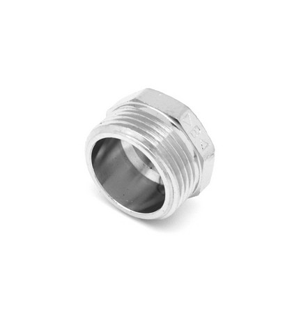 TAPPO MASCHIO IN OTTONE CROMO IBP 3/8" -CONF