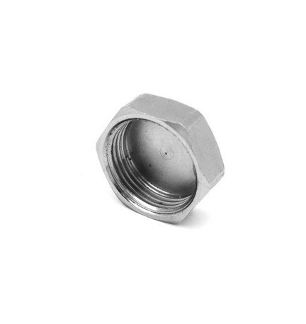 TAPPO FEMMINA IN OTTONE CROMO IBP 3/8" -CONF