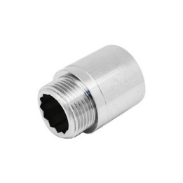 PROLUNGA FILETTATA MF IN OTTONE CROMO IBP 3/8 x 25