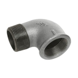GOMITO 90G M F GHISA ZINCATA D 3/8 92