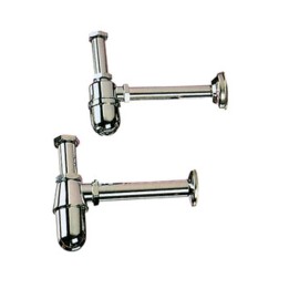 BL SIFONE A BOTTIGLIA OTTONE CROMATO D 1 1/4