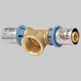 RACCORDO A TEE FEMMINA DELT ALL - 50 x 1" 1/2 x 50