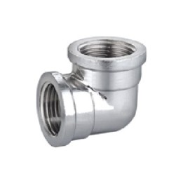 GOMITO A 90° FF IN OTTONE CROMO IBP 1/2" -CONF