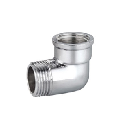 GOMITO A 90° MF IN OTTONE CROMO IBP 1/2"