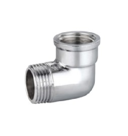 GOMITO A 90° MF IN OTTONE CROMO IBP 1/2" -CONF