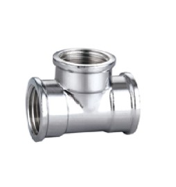 TEE FFF IN OTTONE CROMO IBP 3/4" -CONF