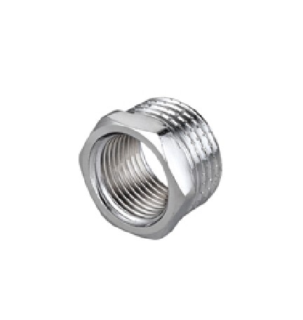 RIDUZIONE ESAGONALE MF IN OTTONE CROMO IBP 3/8" x 1/4"