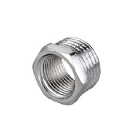 RIDUZIONE ESAGONALE MF IN OTTONE CROMO IBP 1/2" x 3/8"