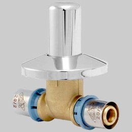 RUBINETTO CON ROSONE DELT ALL - 16 x 16