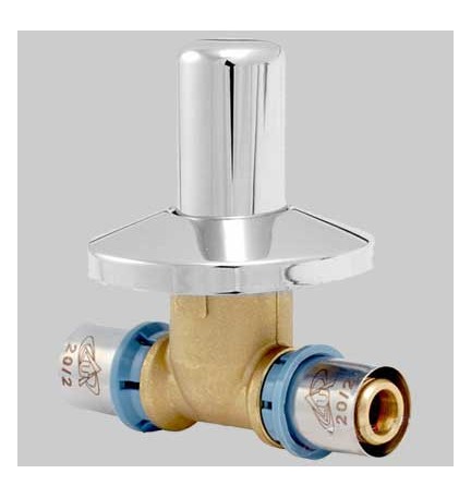 RUBINETTO CON ROSONE DELT ALL - 20 x 20