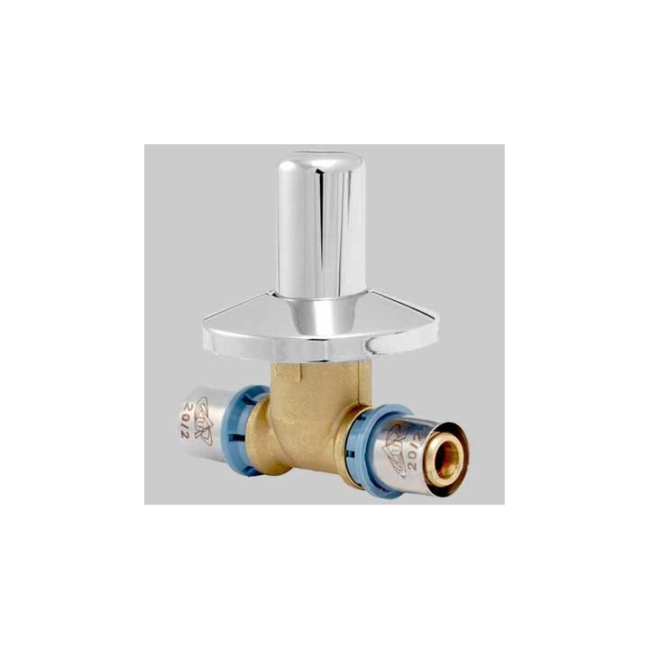 RUBINETTO CON ROSONE DELT ALL - 20 x 20