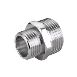 NIPPLE RIDOTTO MM IN OTTONE CROMO IBP 3/4" x 1/2"