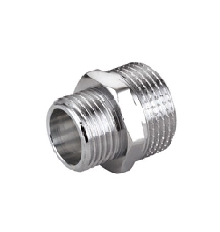 NIPPLE RIDOTTO MM IN OTTONE CROMO IBP 3/4" x 1/2"