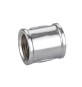 MANICOTTO DIRITTO FF IN OTTONE CROMO IBP 3/8"