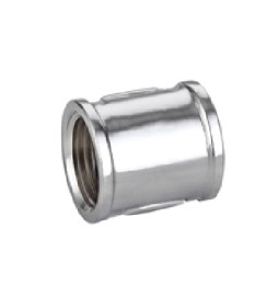 MANICOTTO DIRITTO FF IN OTTONE CROMO IBP 1/2"