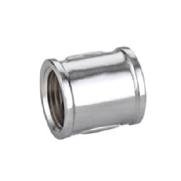 MANICOTTO DIRITTO FF IN OTTONE CROMO IBP 3/4"