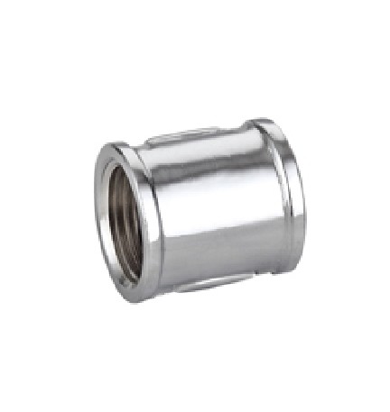 MANICOTTO DIRITTO FF IN OTTONE CROMO IBP 3/4" -CONF