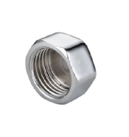 TAPPO FEMMINA IN OTTONE CROMO IBP 1/2" -CONF