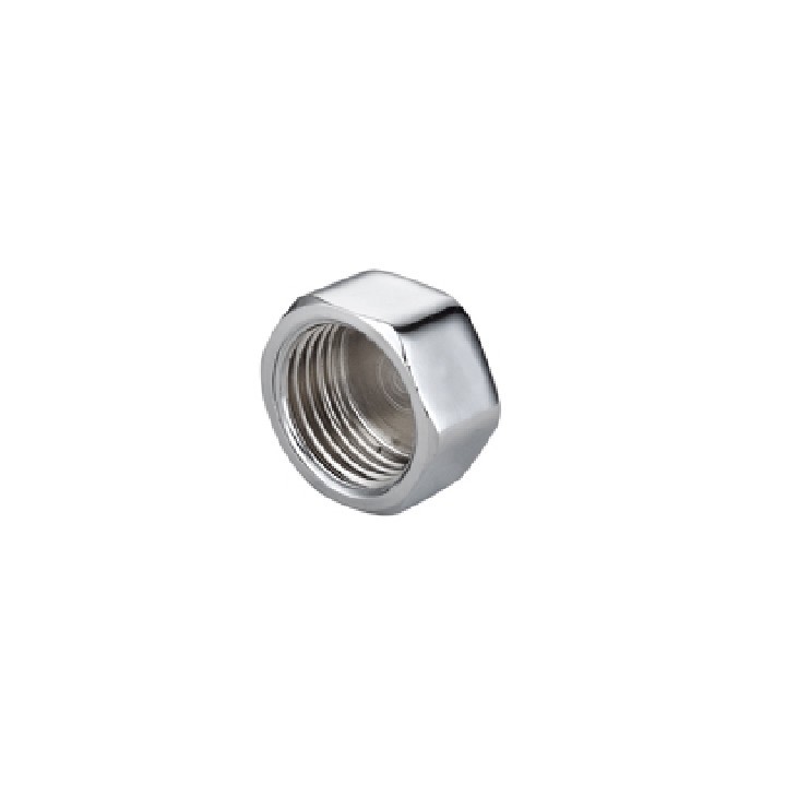 TAPPO FEMMINA IN OTTONE CROMO IBP 1/2" -CONF