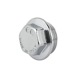 TAPPO MASCHIO OTTONE CROMO 1/2