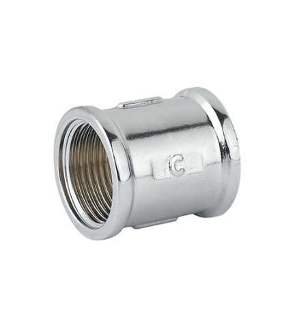 MANICOTTO FF OTTONE CROMO 1/2