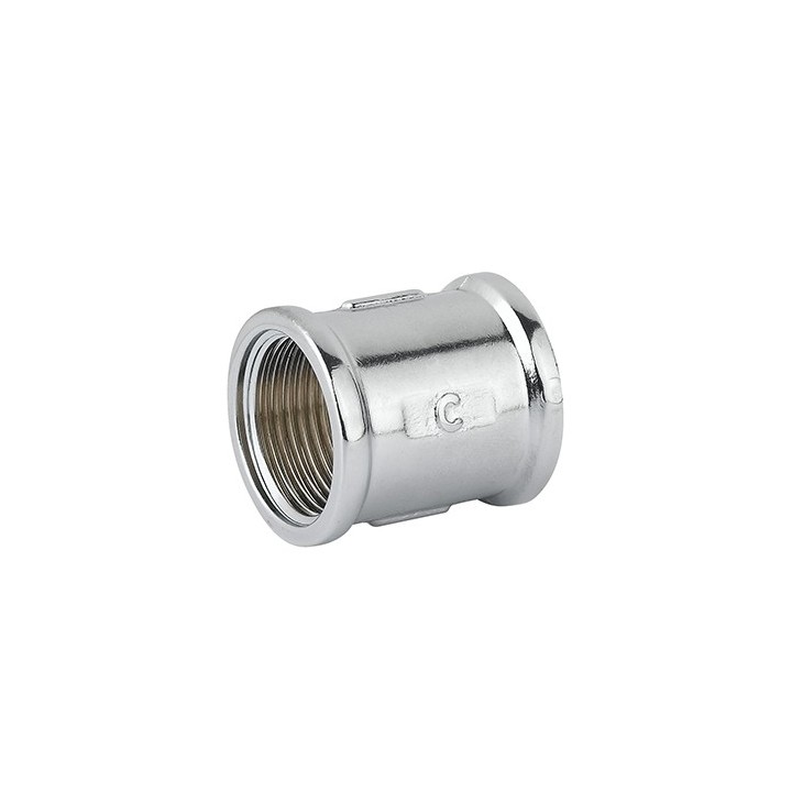 MANICOTTO FF OTTONE CROMO 1"