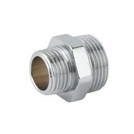 NIPLLES DOPPIO RIDOTTO MM OTTONE CROMO 1/4 X 3/8