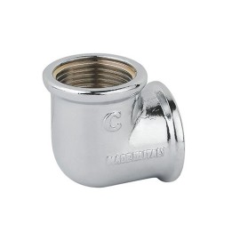 GOMITO FF OTTONE CROMO 1/2