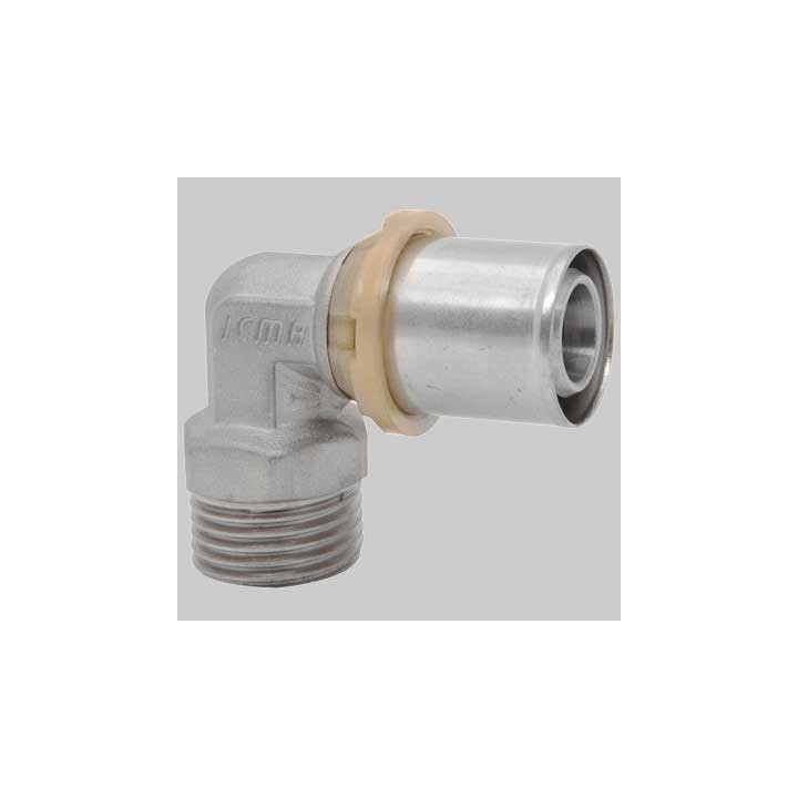 RACCORDO CURVO MASCHIO A PRESSARE - 32 x 1"
