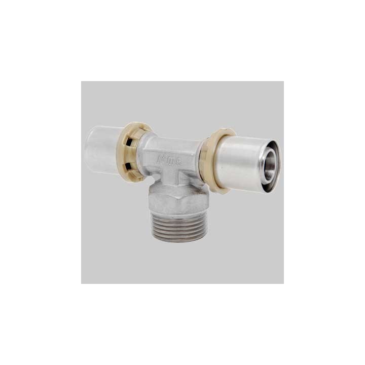 RACCORDO A TEE MASCHIO A PRESSARE - 32 x 1" x 32