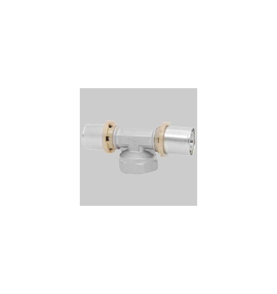 RACCORDO A TEE FEMMINA A PRESSARE - 16 x 3/4 x 16