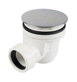 PILETTA SIFOIDE DOCCIA D 60MM COPERCHIO INOX 90MM