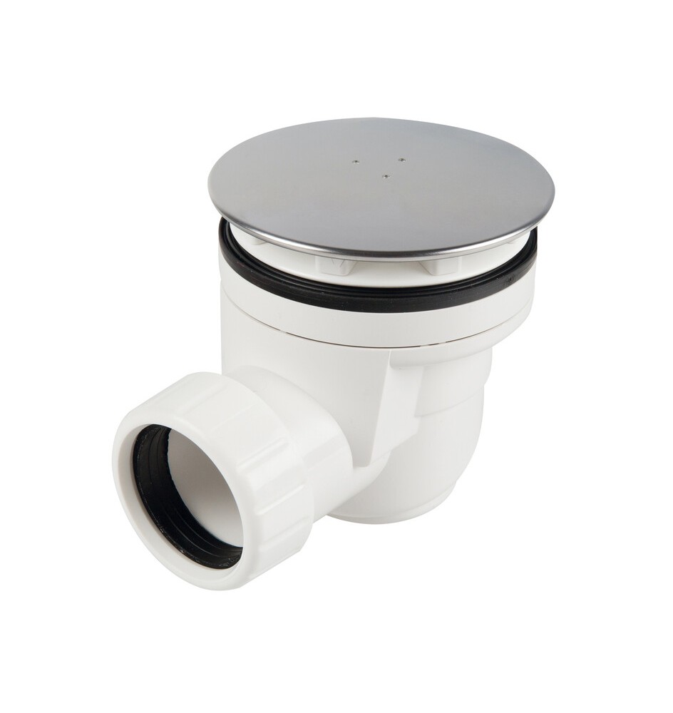 PILETTA SIFOIDE DOCCIA D 60MM COPERCHIO INOX 90MM
